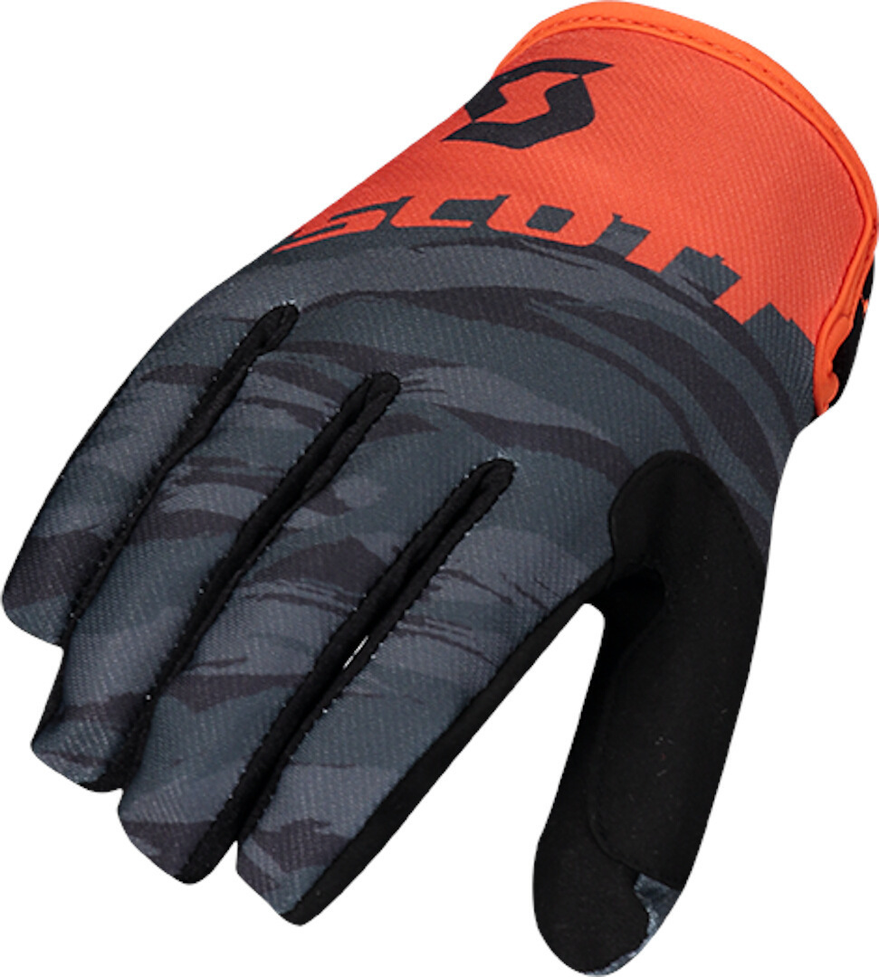 Scott 350 Dirt Motocross Handschuhe, schwarz-orange, Gre M, schwarz-orange, Gre M