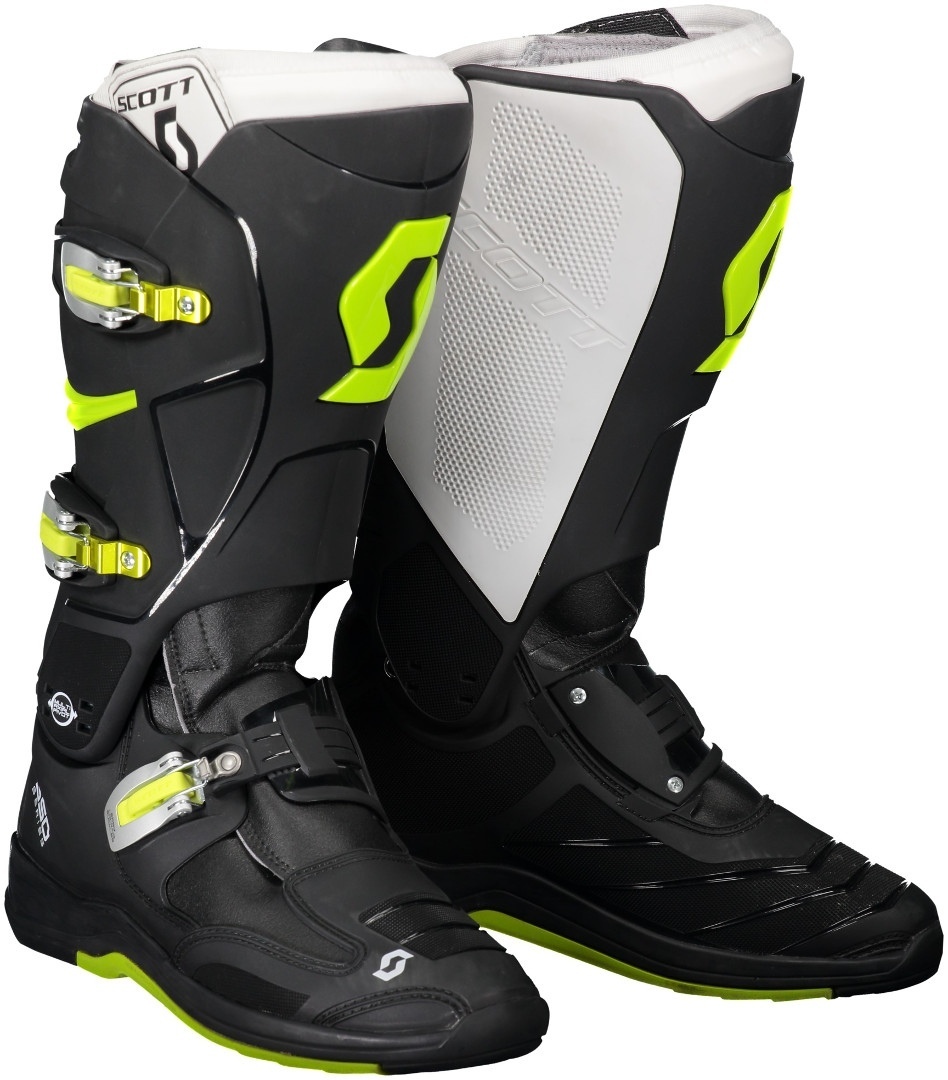 Scott 550 Motocross Stiefel, schwarz-gelb, Gre 40, schwarz-gelb, Gre 40