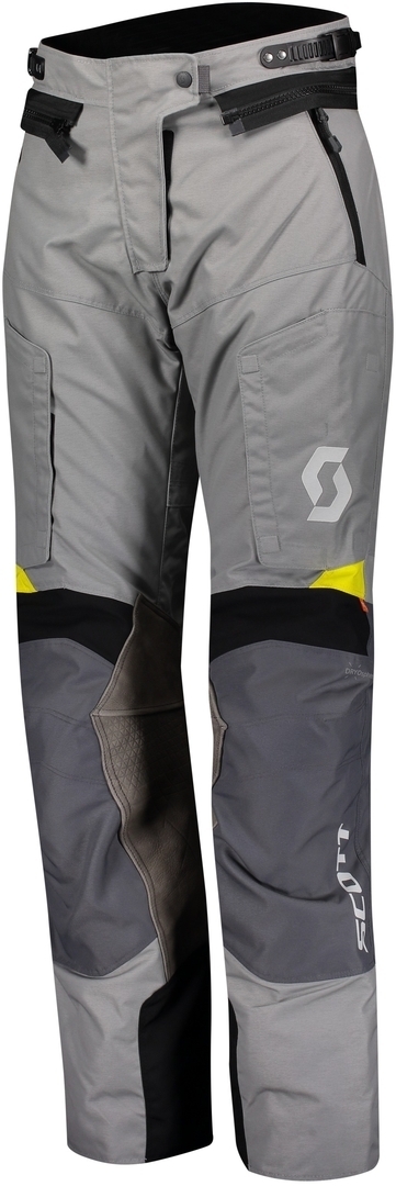 Scott Dualraid Dryo Damen Motorrad Textilhose, grau-gelb, Gre 38, grau-gelb, Gre 38 unter Bekleidung
