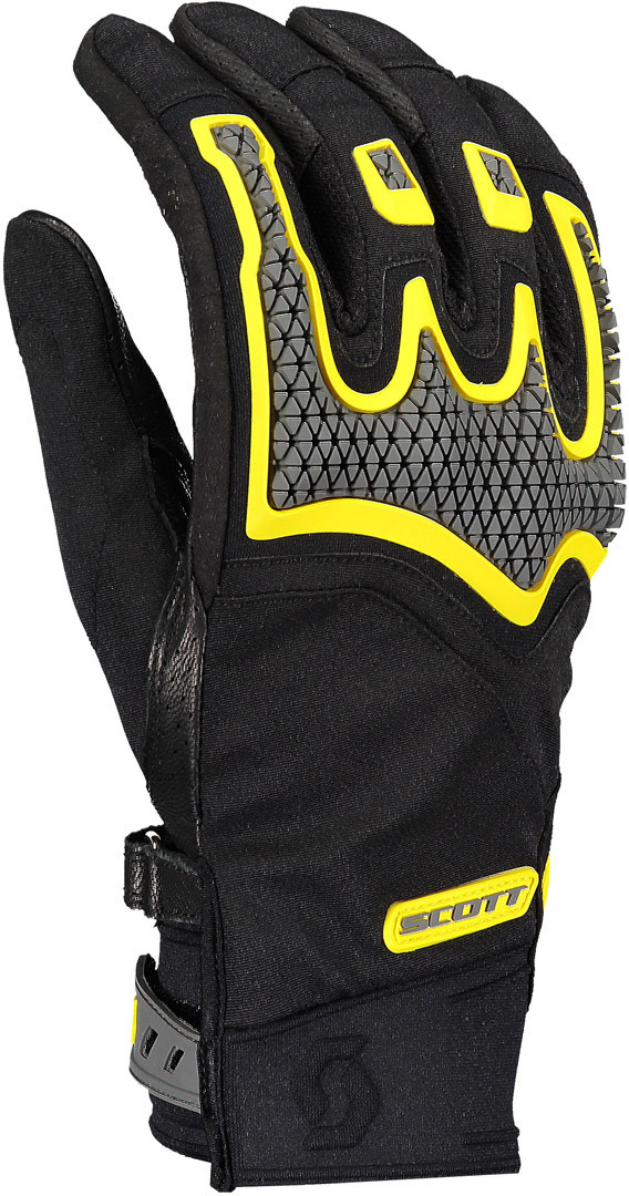 Scott Dualraid Motorrad Handschuhe, schwarz-gelb, Gre XL, schwarz-gelb, Gre XL unter Handschuhe