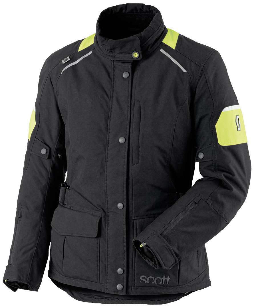 Scott Turn DP Damen Motorrad Textiljacke, schwarz-gelb, Gre 38, schwarz-gelb, Gre 38