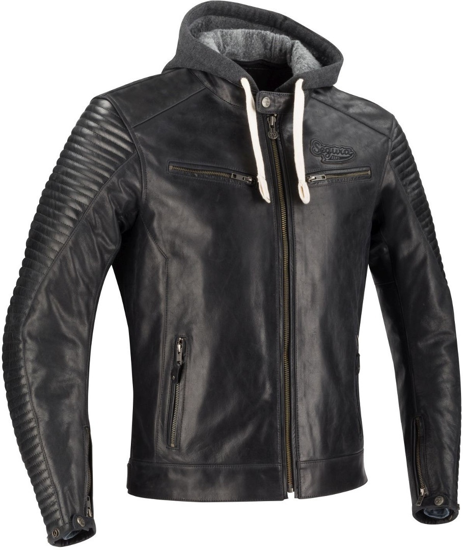 Segura Dorian Motorrad Lederjacke, schwarz, Gre S, schwarz, Gre S