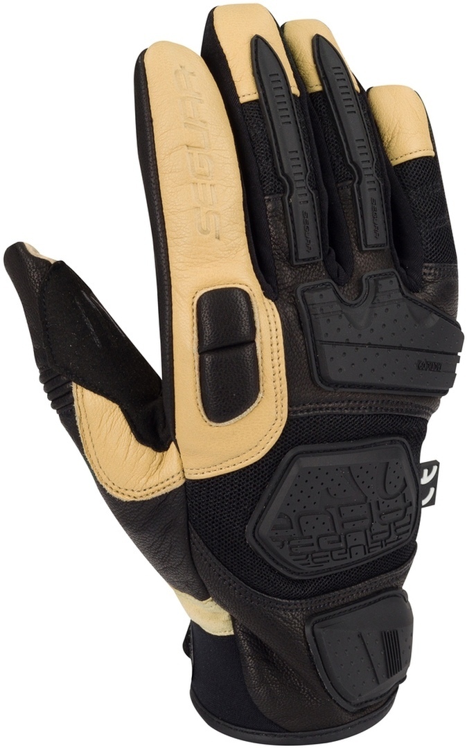 Segura Tactic Damen Motorradhandschuhe, schwarz-beige, Gre 2XL, schwarz-beige, Gre 2XL