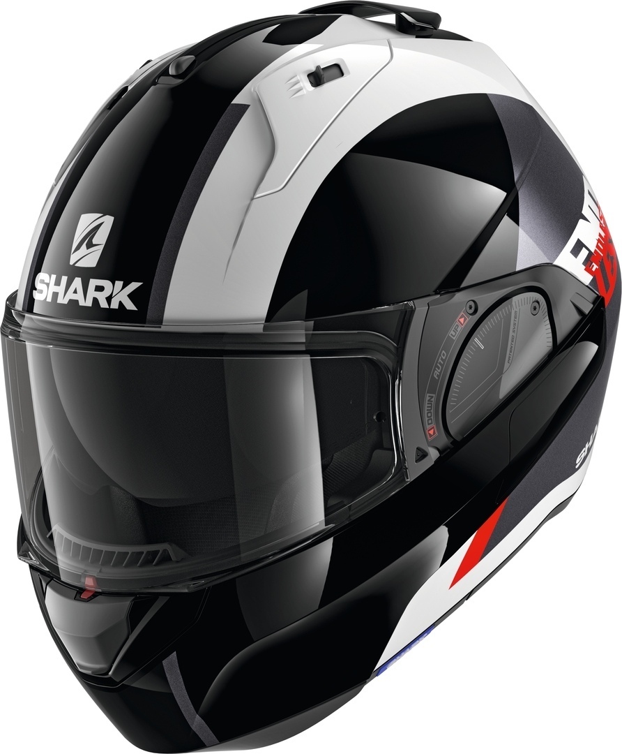 Shark Evo-ES Endless Klapphelm, schwarz-weiss, Gre S, schwarz-weiss, Gre S