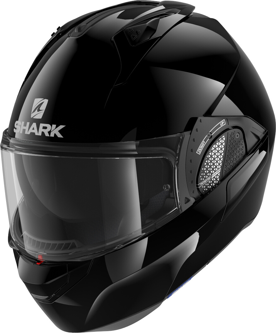 Shark Evo-GT Blank Klapphelm, schwarz, Größe M, schwarz, Größe M