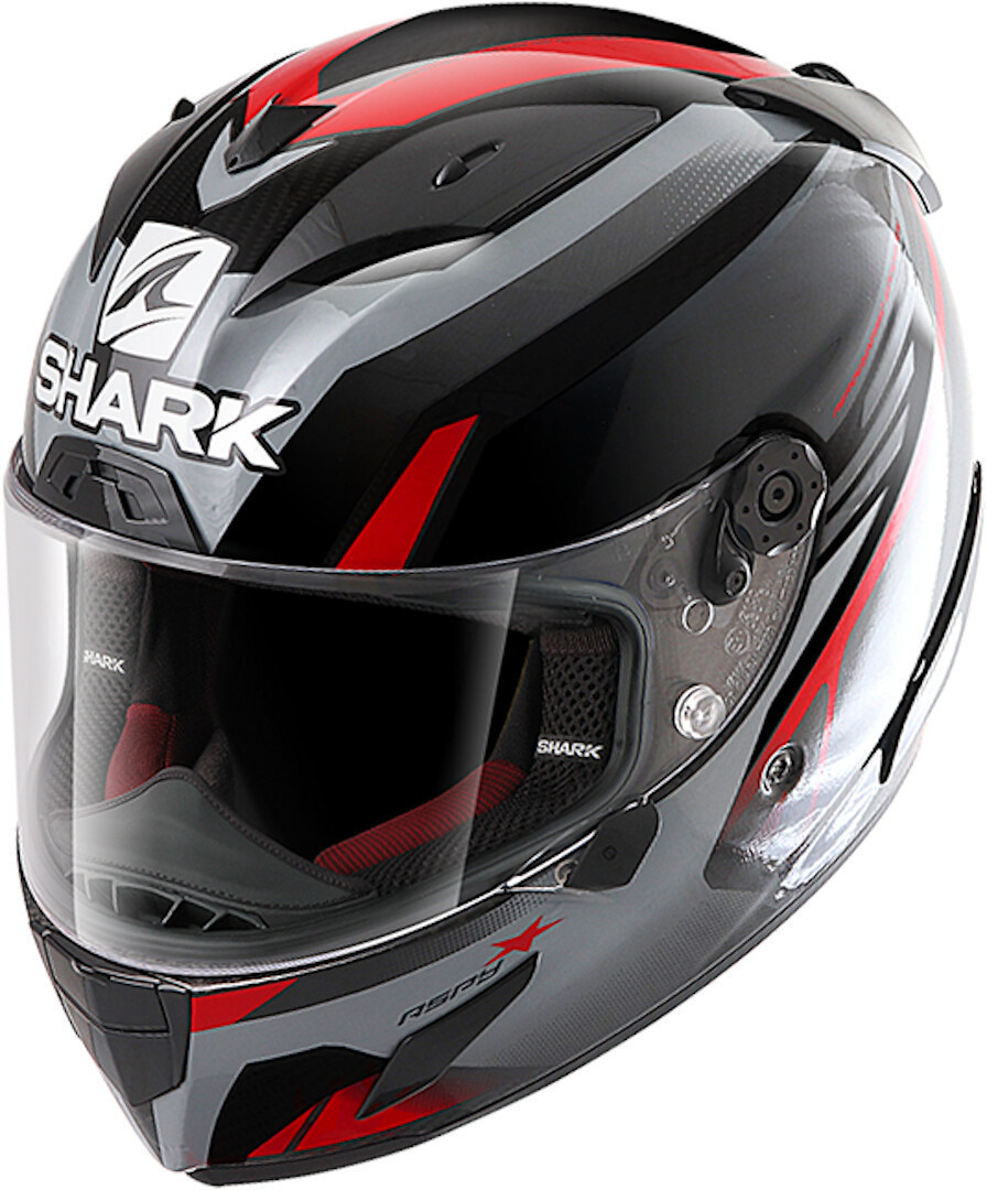 Shark Race-R Pro Aspy Integralhelm, schwarz-rot, Gre L, schwarz-rot, Gre L