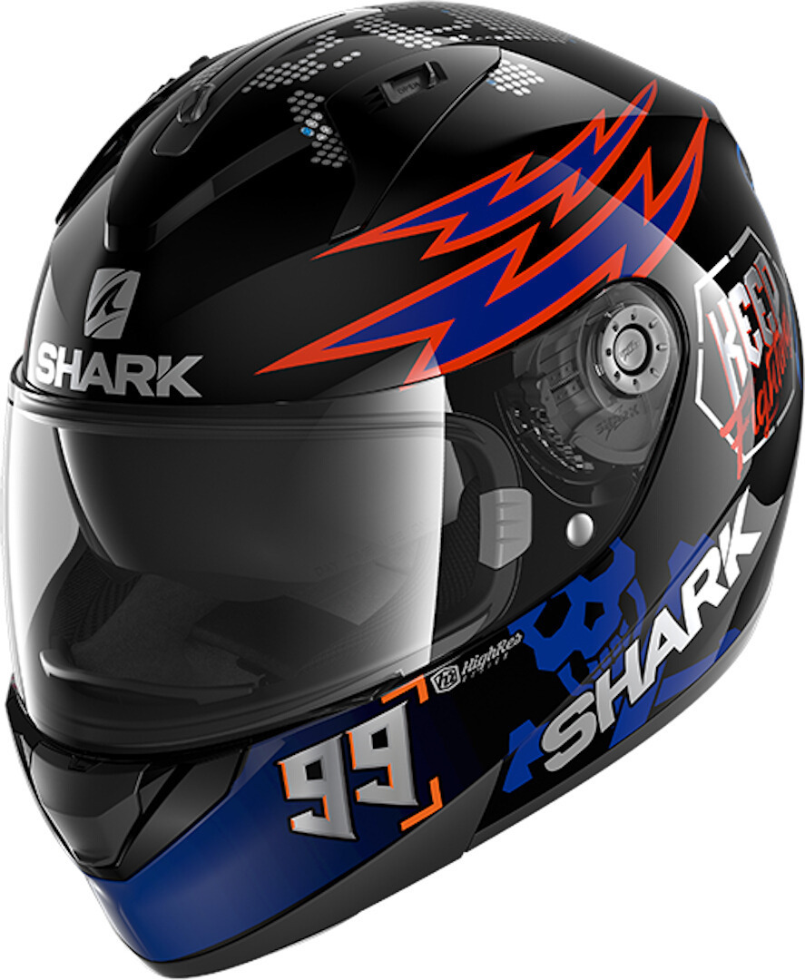 Shark Ridill 1.2 Catalan Bad Boy Integralhelm, schwarz-rot-blau, Gre XS, schwarz-rot-blau, Gre XS