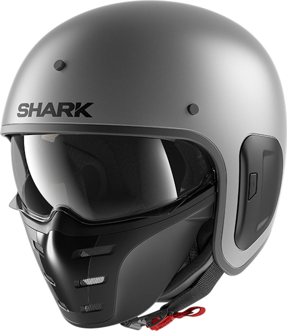 Shark S-Drak 2 Blank Jethelm, grau, Gre XS, grau, Gre XS