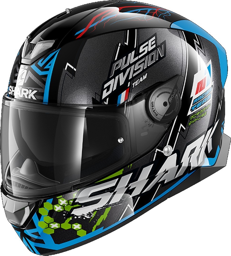 Shark Skwal 2.2 Noxxys Helm, schwarz-blau, Gre M, schwarz-blau, Gre M