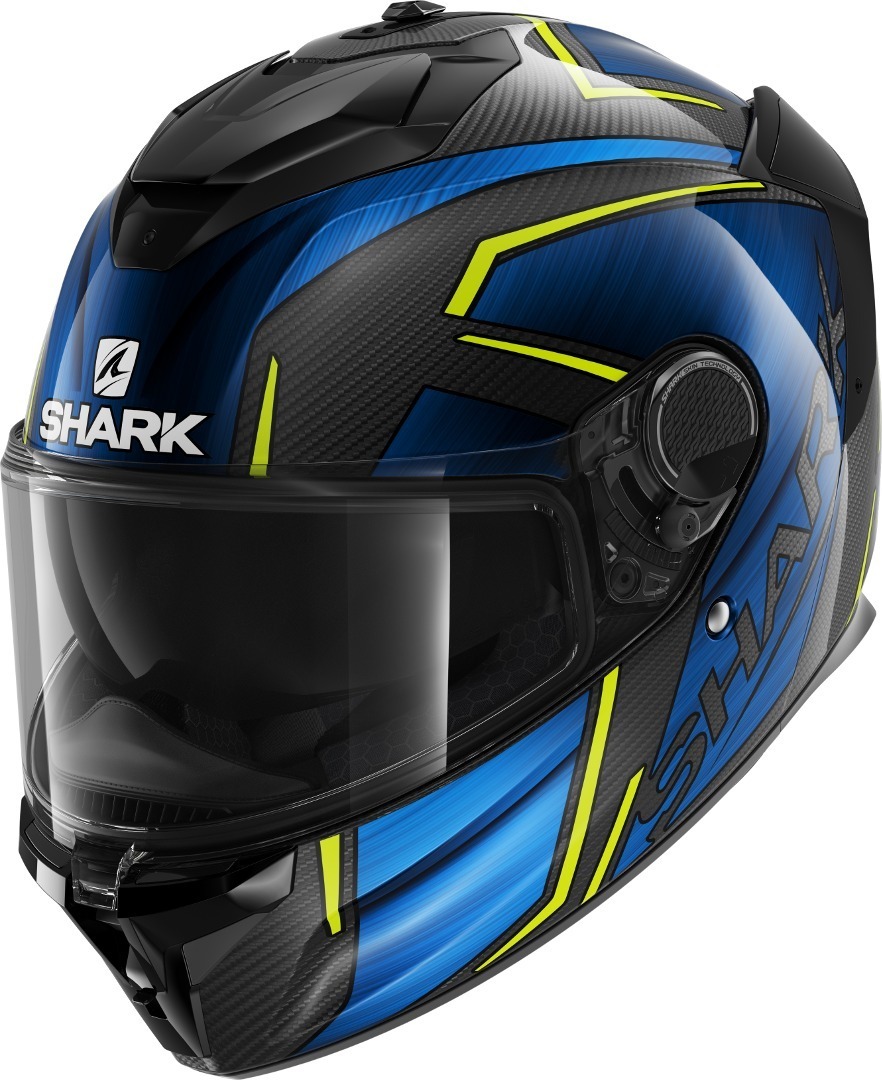Shark Spartan GT Carbon Kromium Helm, schwarz-blau, Gre 2XL, schwarz-blau, Gre 2XL