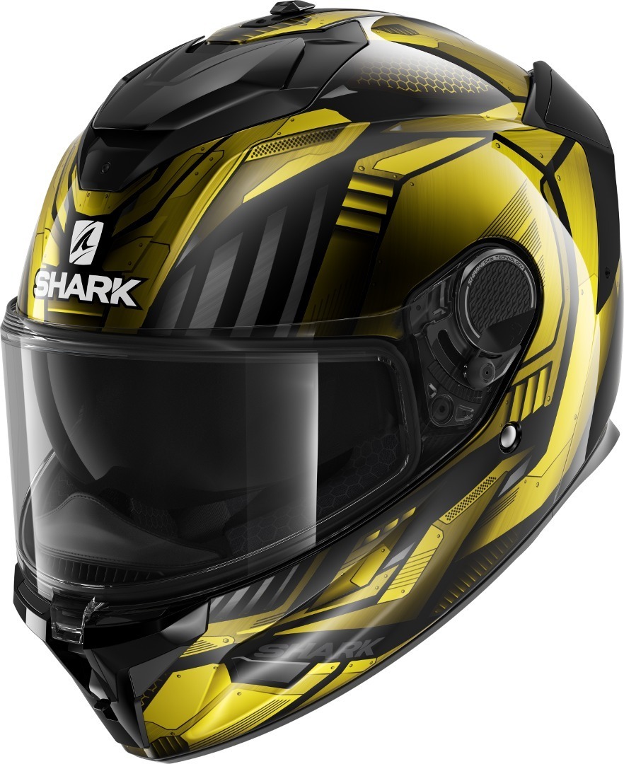 Shark Spartan GT Replikan Helm, schwarz-gelb, Gre 2XL, schwarz-gelb, Gre 2XL