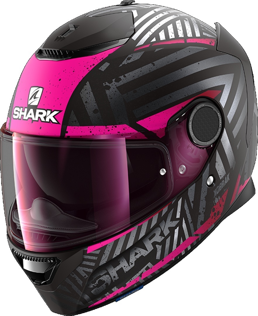 Shark Spartan Kobrak Helm, schwarz-pink, Gre S, schwarz-pink, Gre S