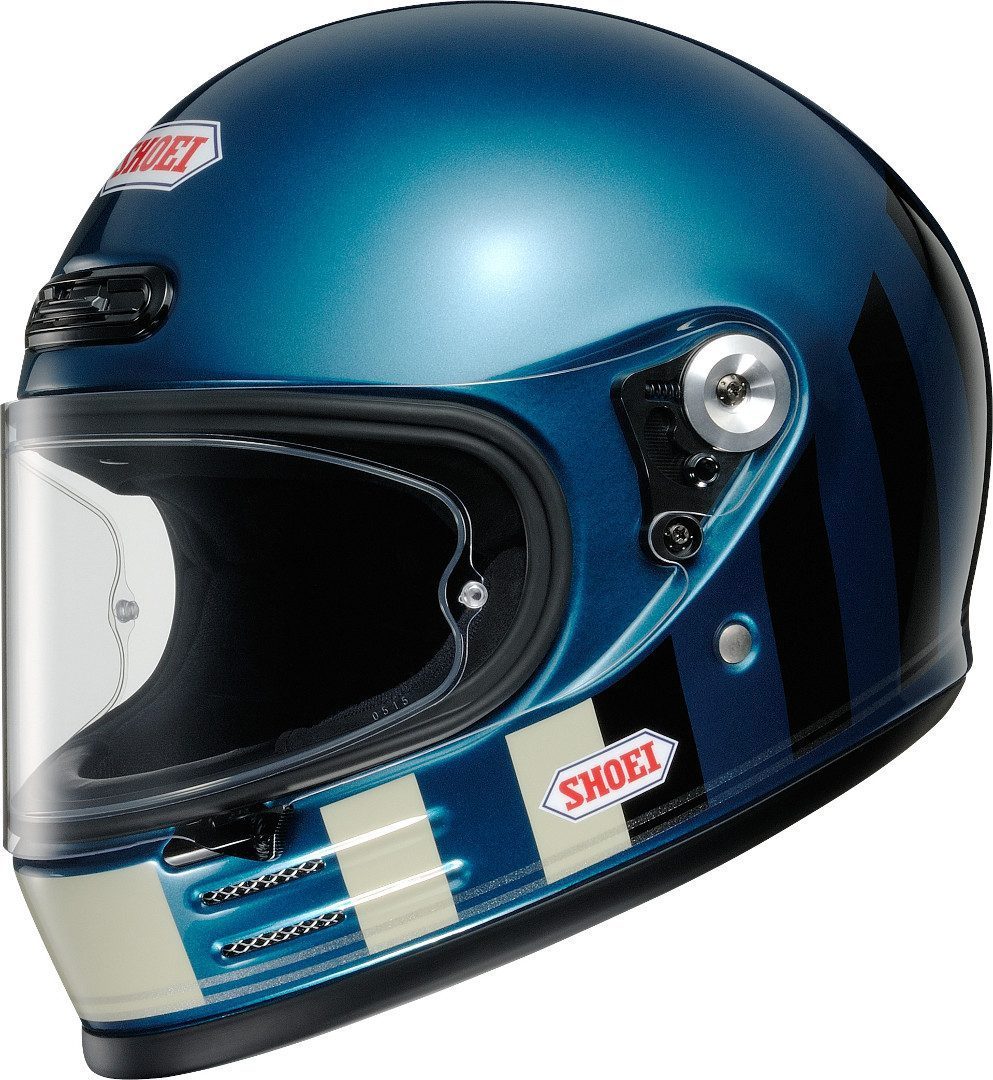 Shoei Glamster Resurrection Helm, schwarz-weiss-blau, Gre S, schwarz-weiss-blau, Gre S