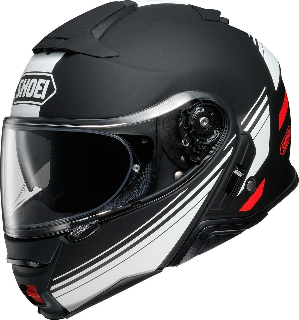 Shoei Neotec 2 Separator Klapphelm, schwarz-weiss-rot, Gre XS, schwarz-weiss-rot, Gre XS