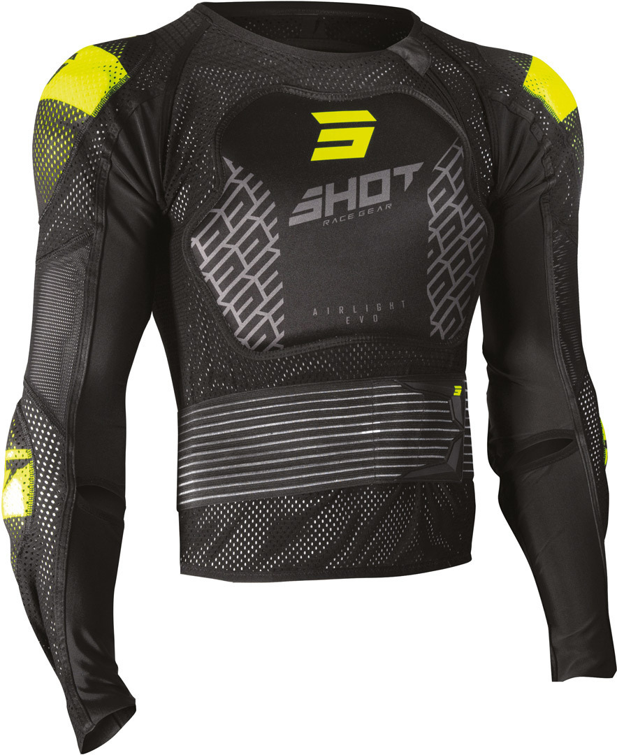 Shot Airlight 2.0 Protektorenjacke, schwarz-gelb, Gre S, schwarz-gelb, Gre S