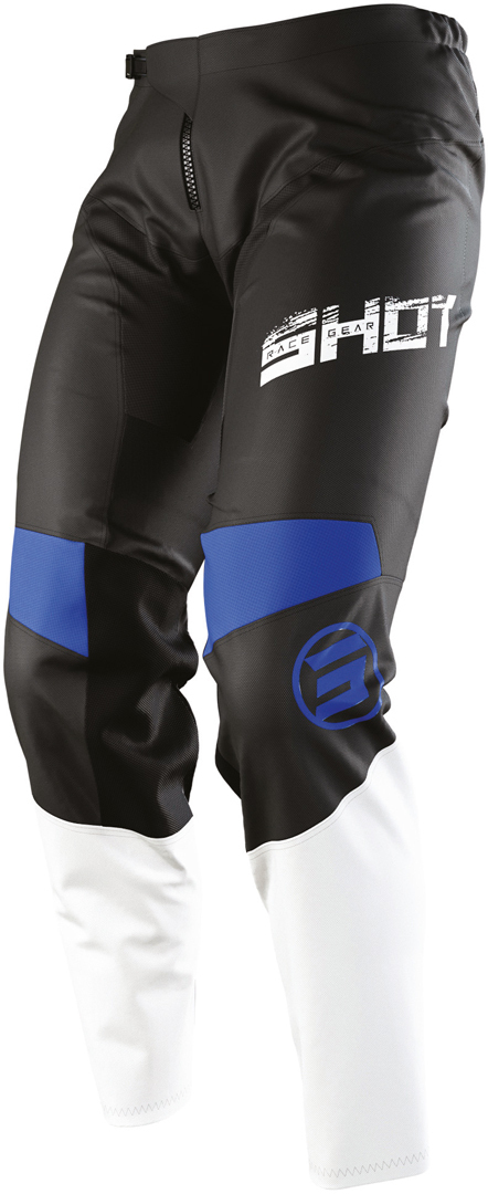 Shot Devo Slam Kinder Motocross Hosen, schwarz-blau, Gre 12/14, schwarz-blau, Gre 12/14 unter Bekleidung