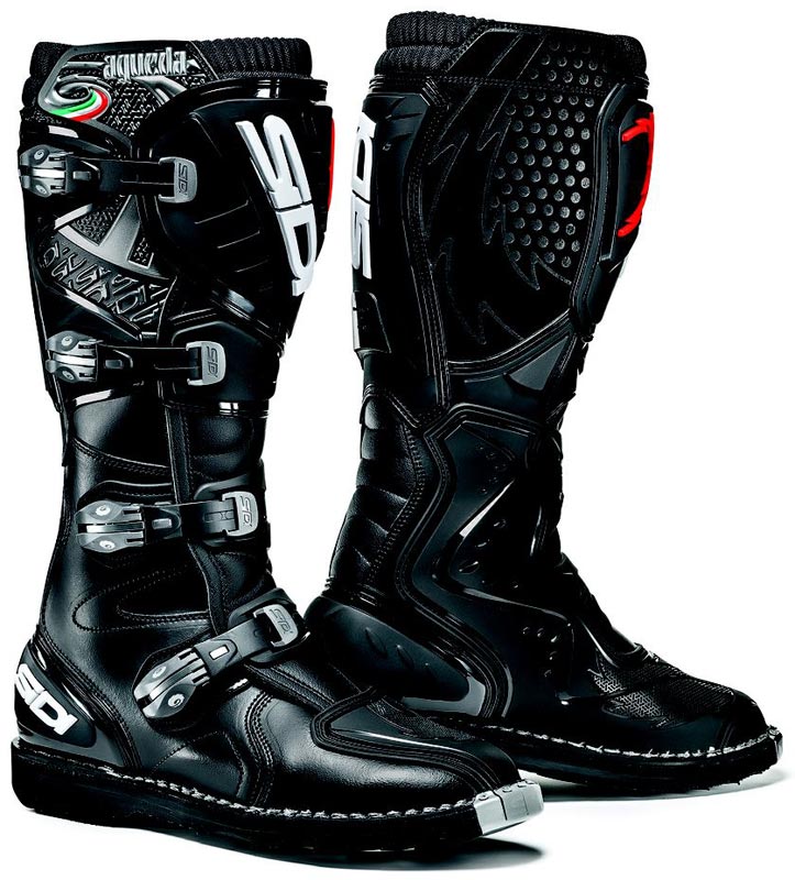 Sidi Agueda Motocross Stiefel, schwarz, Größe 48, schwarz, Größe 48