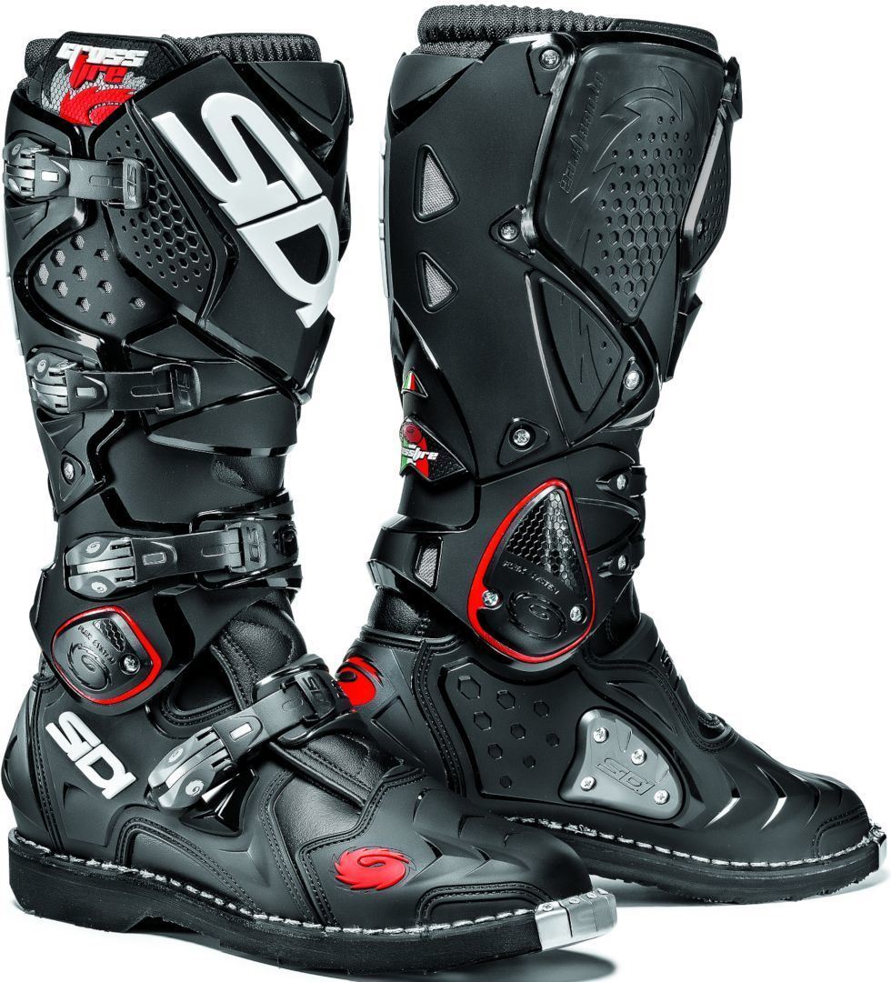 Sidi Crossfire 2 Motocross Stiefel, schwarz, Größe 44, schwarz, Größe 44