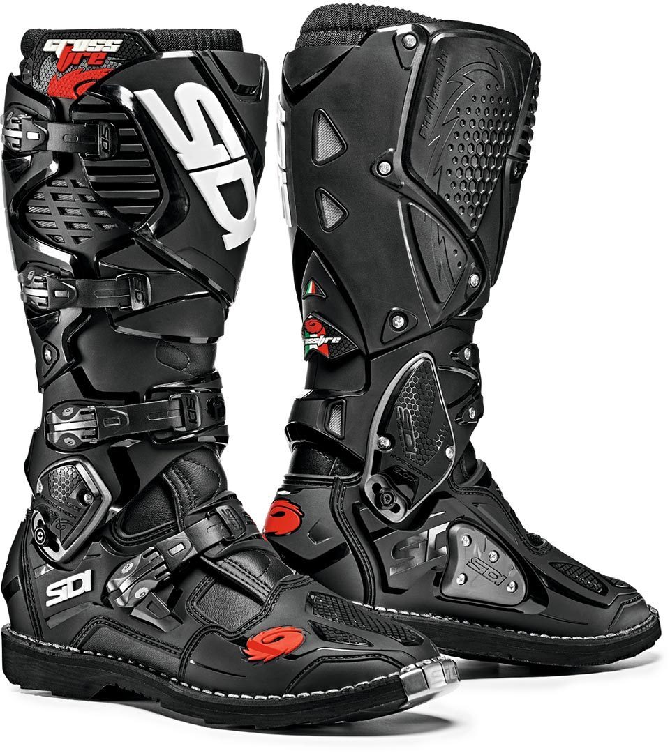 Sidi Crossfire 3 Motocross Stiefel, schwarz, Größe 44, schwarz, Größe 44