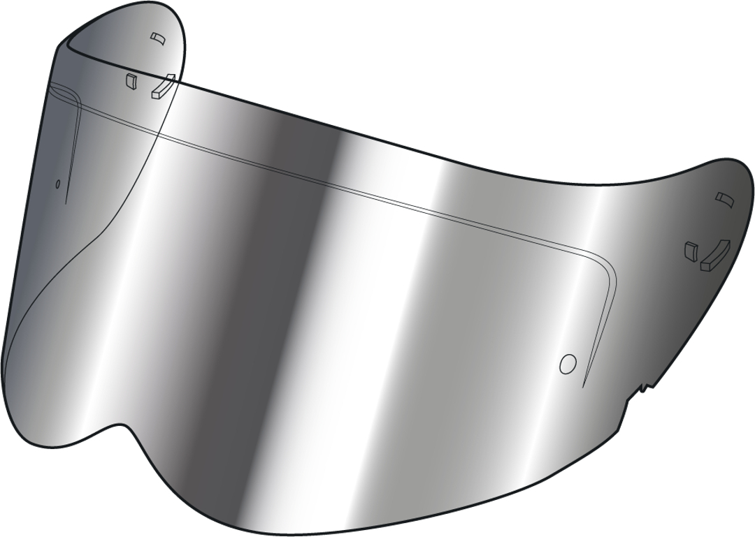 Simpson Darksome Visier, silber, silber