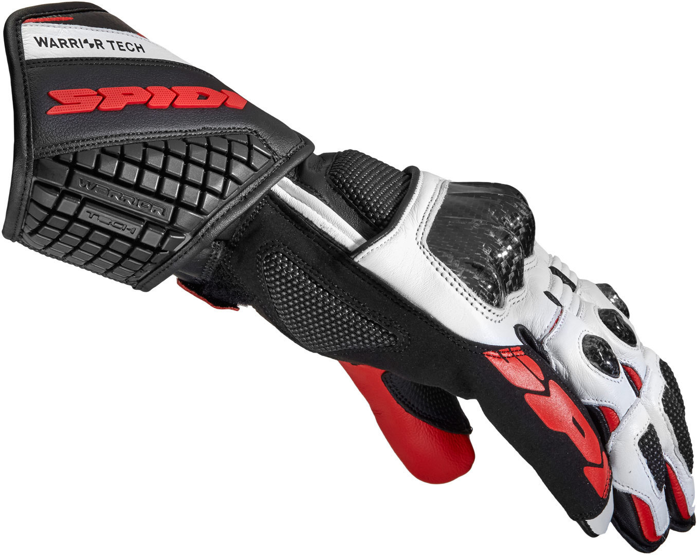 Spidi Carbo 5 Handschuhe, schwarz-weiss-rot, Gre L, schwarz-weiss-rot, Gre L