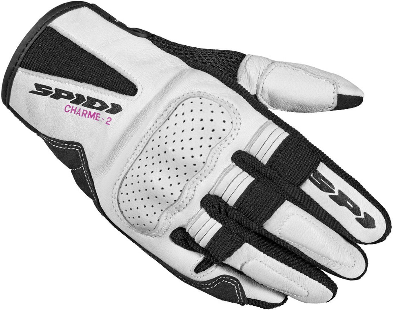 Spidi Charme 2 Damen Motorrad Handschuhe, schwarz-weiss, Gre L, schwarz-weiss, Gre L