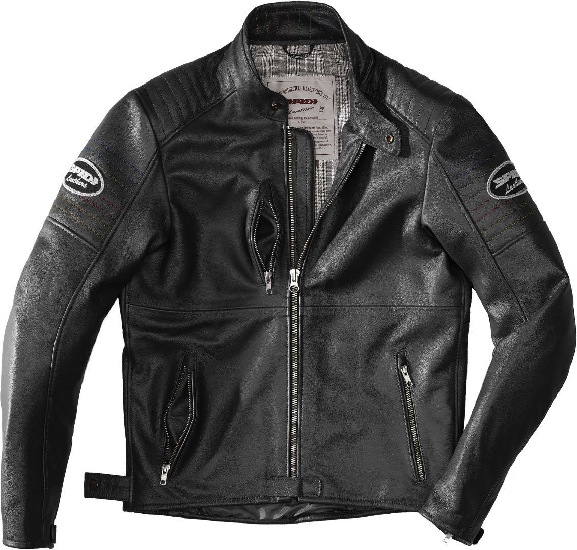 Spidi Clubber Motorrad Lederjacke, schwarz, Gre 54, schwarz, Gre 54 unter Jacken