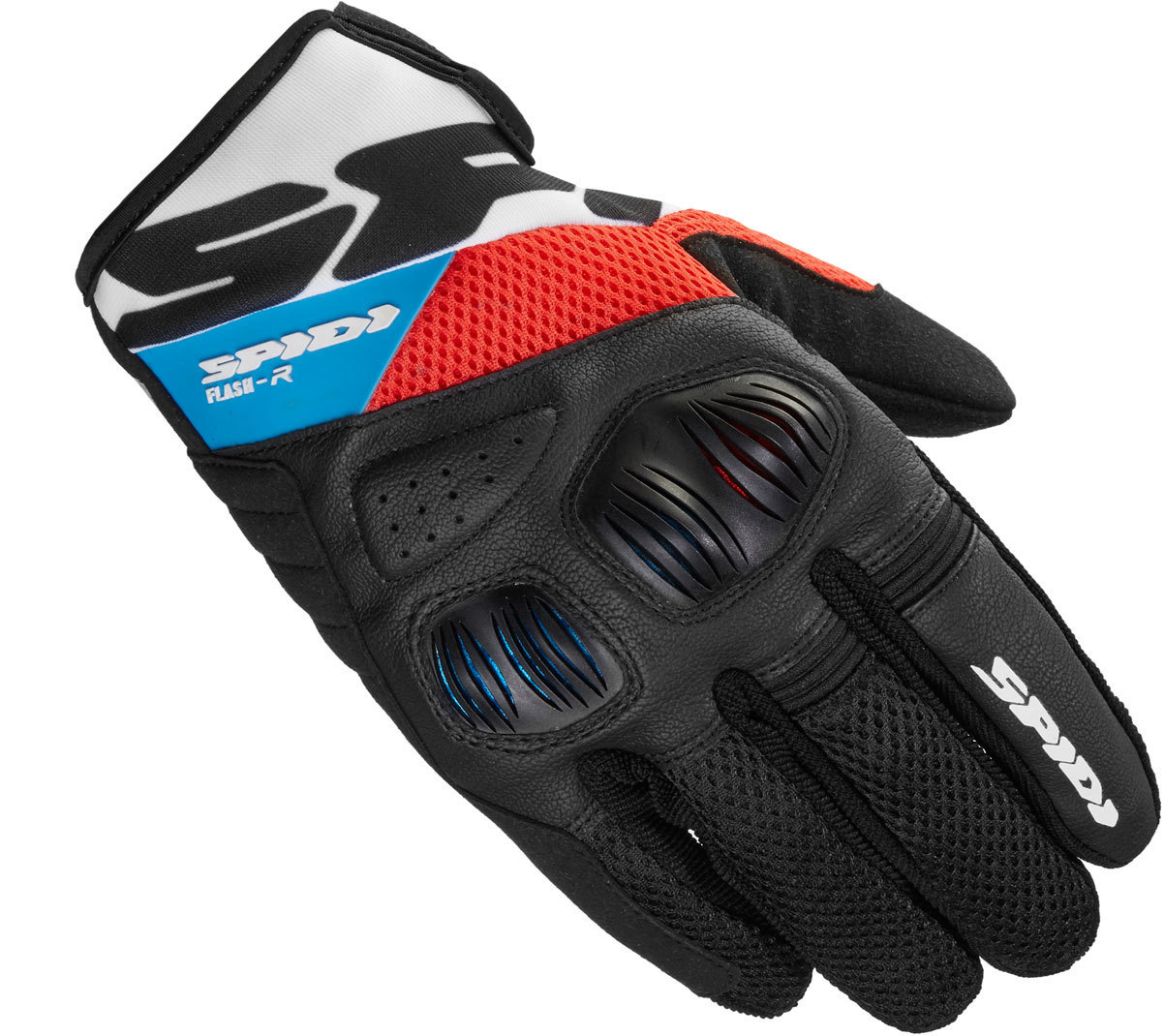 Spidi Flash-R Evo Handschuhe, rot-blau, Größe 3XL, rot-blau, Größe 3XL