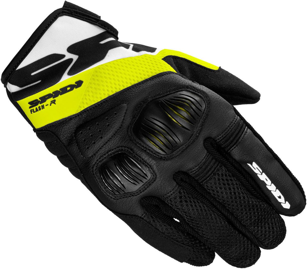 Spidi Flash-R Evo Handschuhe, schwarz-gelb, Gre L, schwarz-gelb, Gre L