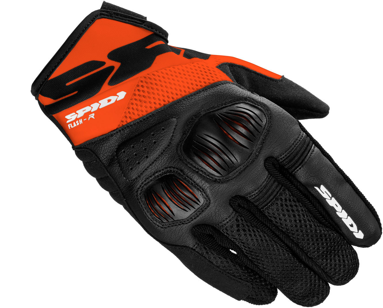 Spidi Flash-R Evo Handschuhe, schwarz-orange, Gre 2XL, schwarz-orange, Gre 2XL