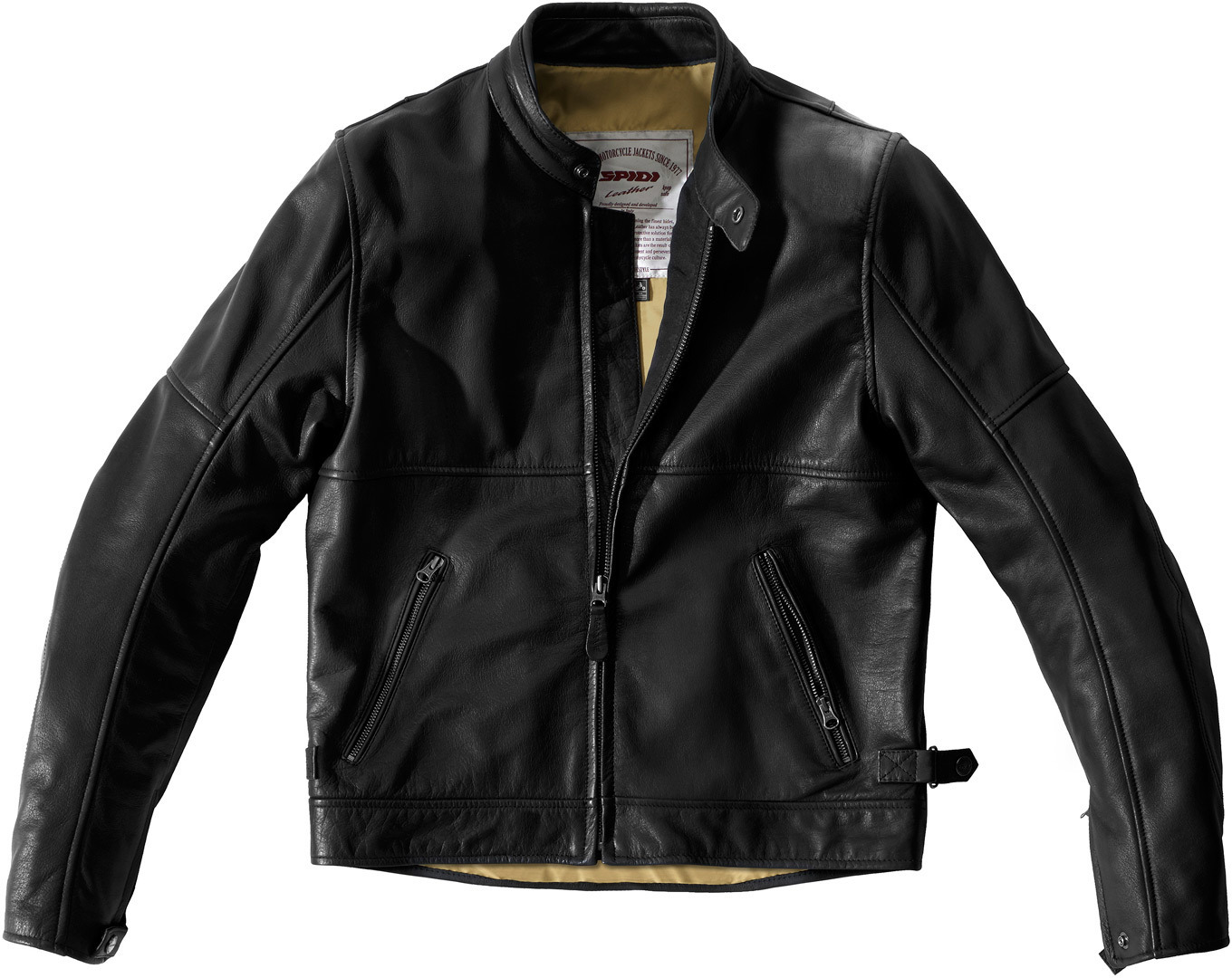 Spidi Rock Motorrad Lederjacke, schwarz, Gre 54, schwarz, Gre 54