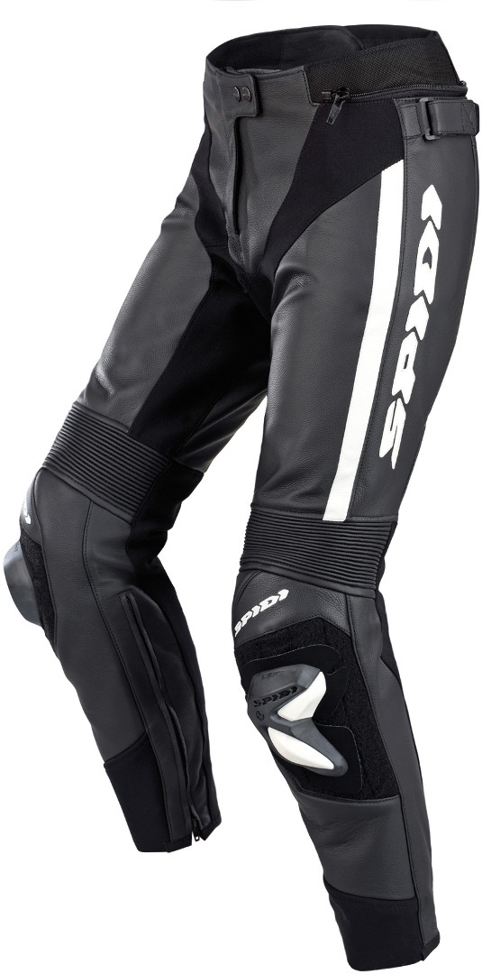 Spidi RR Pro 2 Damen Motorrad Lederhose, schwarz-weiss, Gre 42, schwarz-weiss, Gre 42