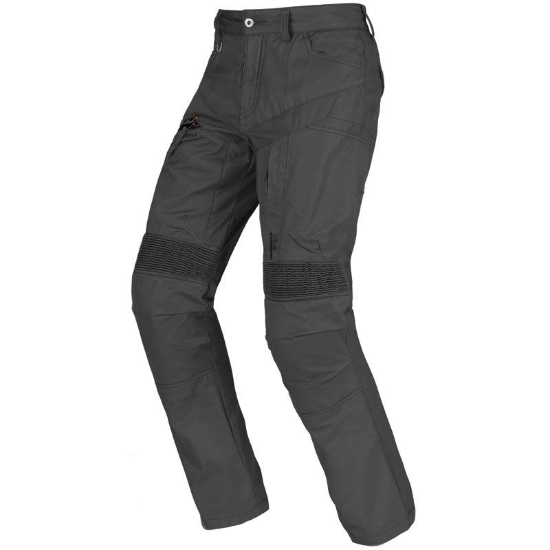 Spidi Six Days Motorrad Textilhose, schwarz-grau, Gre 34, schwarz-grau, Gre 34