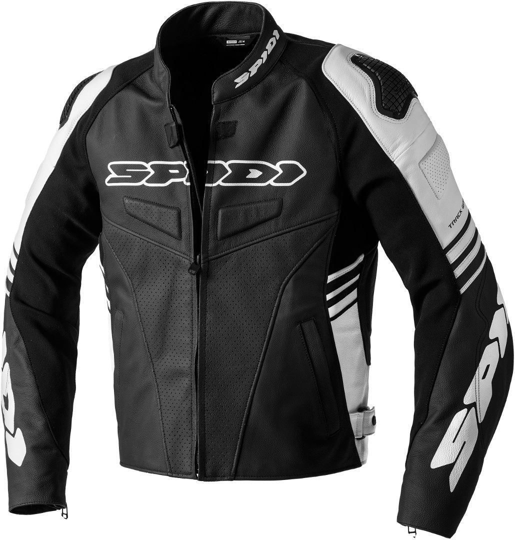 Spidi Track Warrior Motorrad Textiljacke, schwarz-weiss, Gre 50, schwarz-weiss, Gre 50