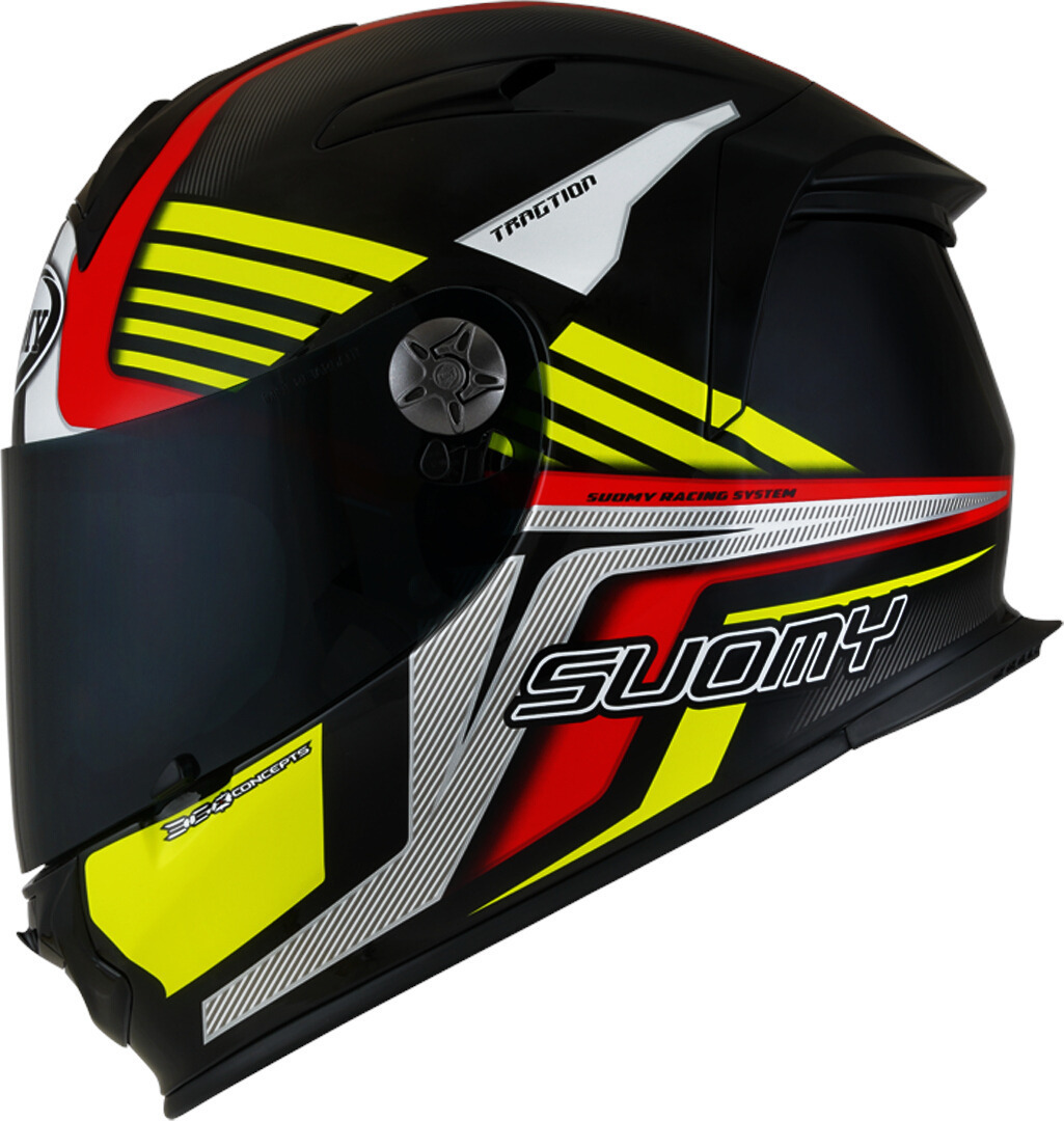 Suomy SR-Sport Attraction Helm, schwarz-rot-gelb, Gre M, schwarz-rot-gelb, Gre M