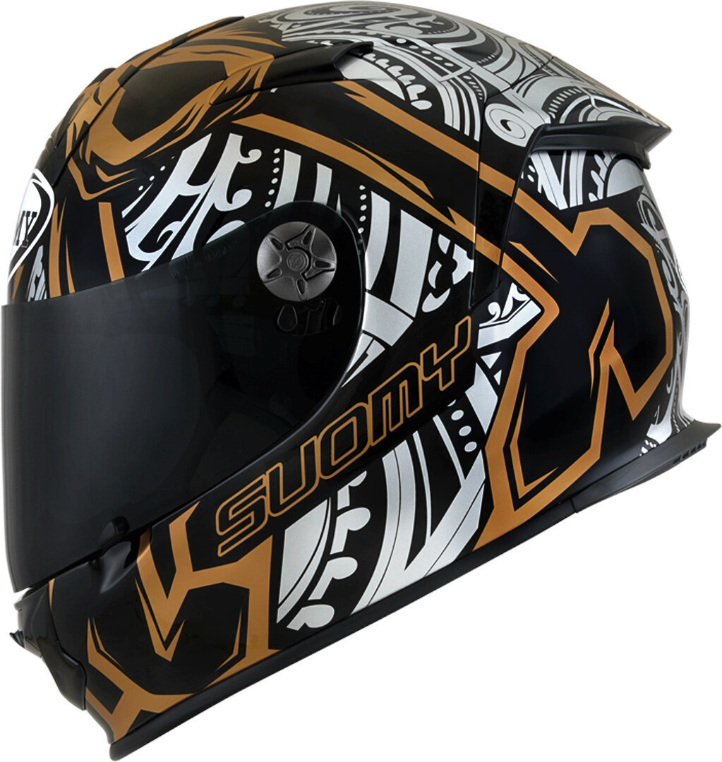 Suomy SR-Sport Crossbones Helm, schwarz-gold, Größe XS, schwarz-gold, Größe XS