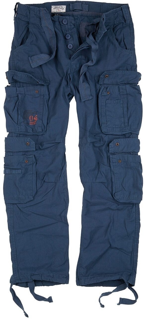 Surplus Airborne Vintage Hose, blau, Gre M, blau, Gre M unter Bekleidung