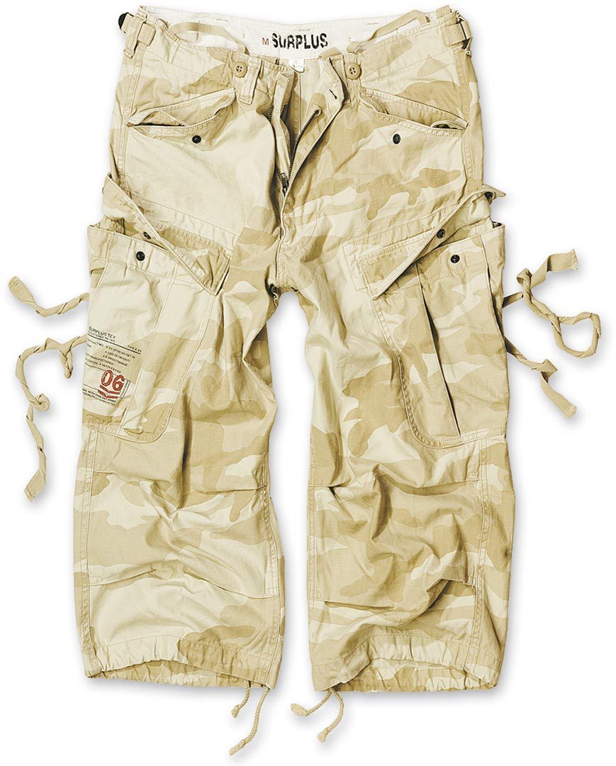 Surplus Engineer Vintage 3/4 Shorts, beige, Größe L, beige, Größe L