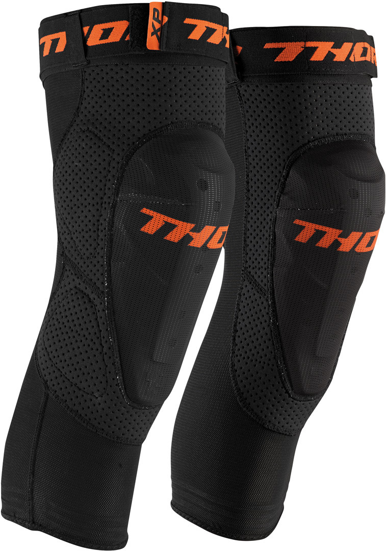 Thor Comp XP Motocross Knieschoner, schwarz-orange, Gre L XL, schwarz-orange, Gre L XL