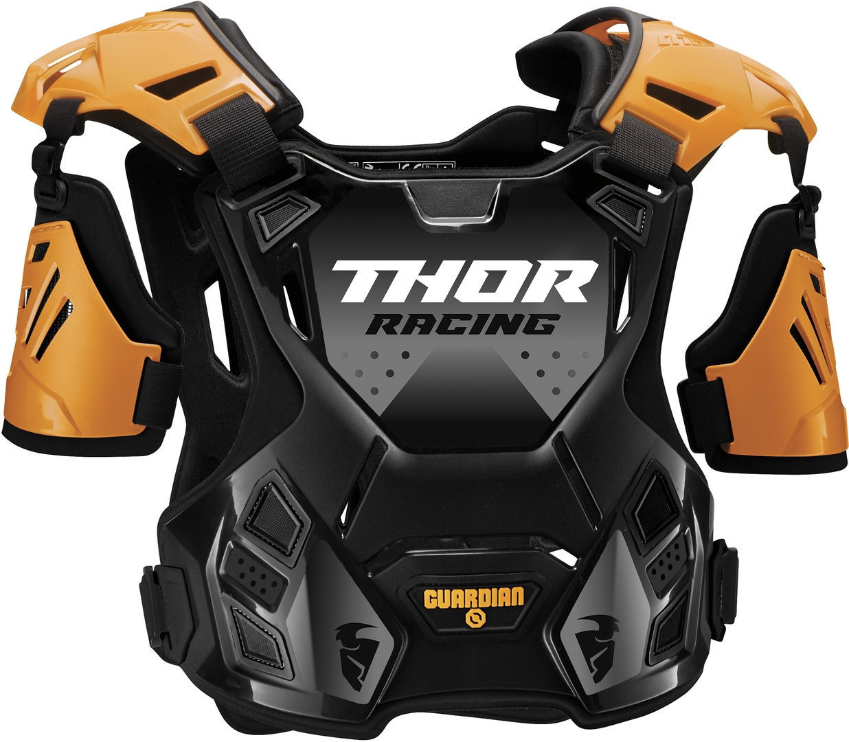 Thor Guardian Brustprotektor, schwarz-orange, Größe M L, schwarz-orange, Größe M L