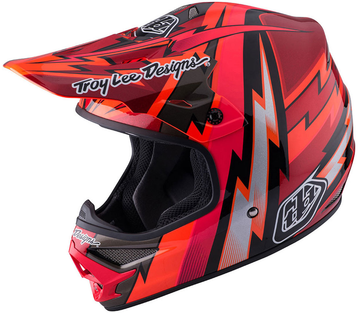 Troy Lee Designs Air Beams Motorrad Crosshelm, rot, Gre XS, rot, Gre XS