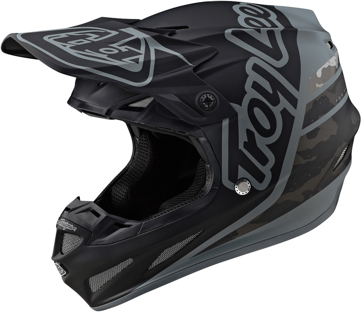 Troy Lee Designs SE4 Silhouette MIPS Motocross Helm, schwarz, Gre M, schwarz, Gre M