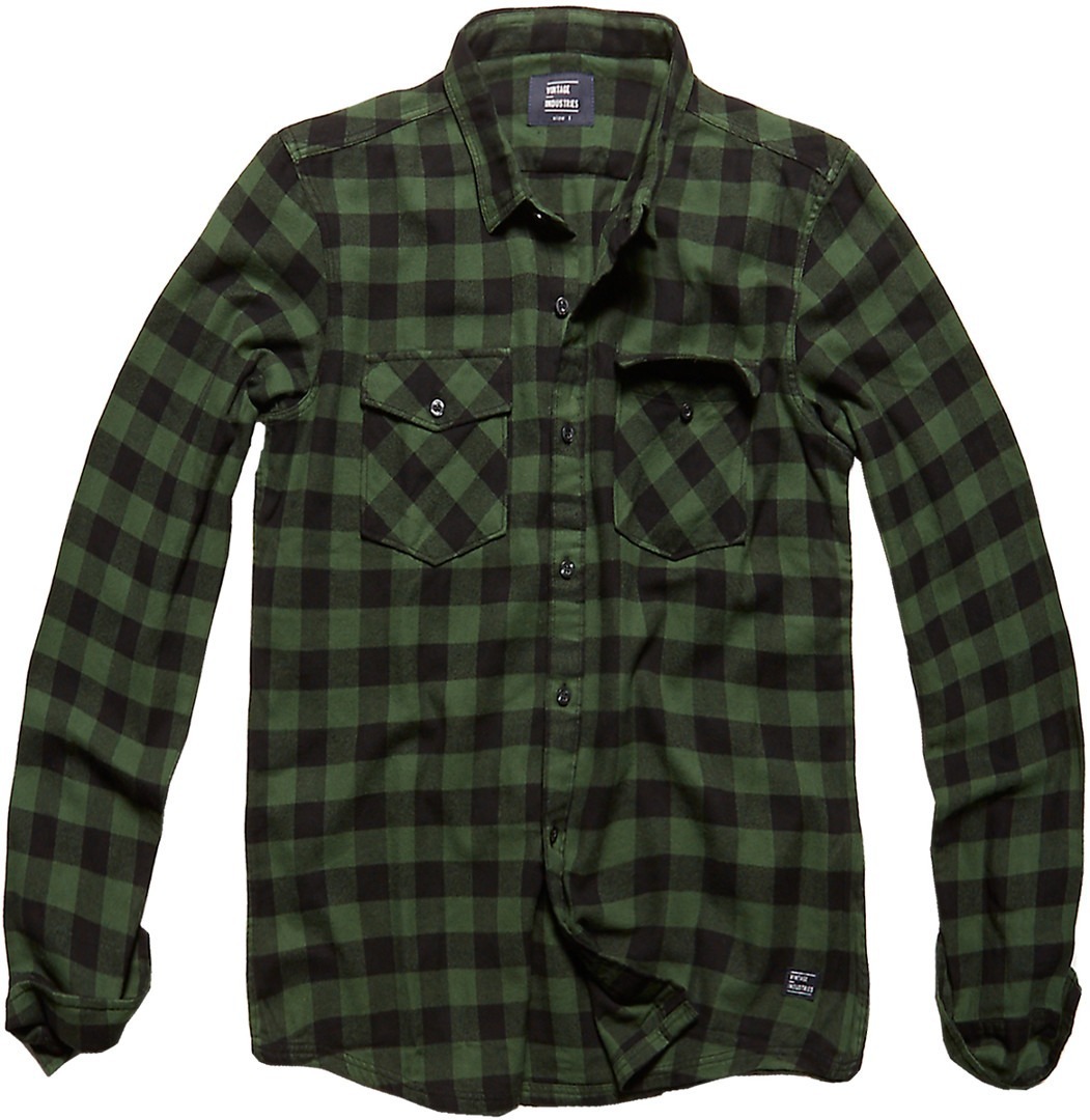 Vintage Industries Harley Shirt, grün, Größe S, grün, Größe S
