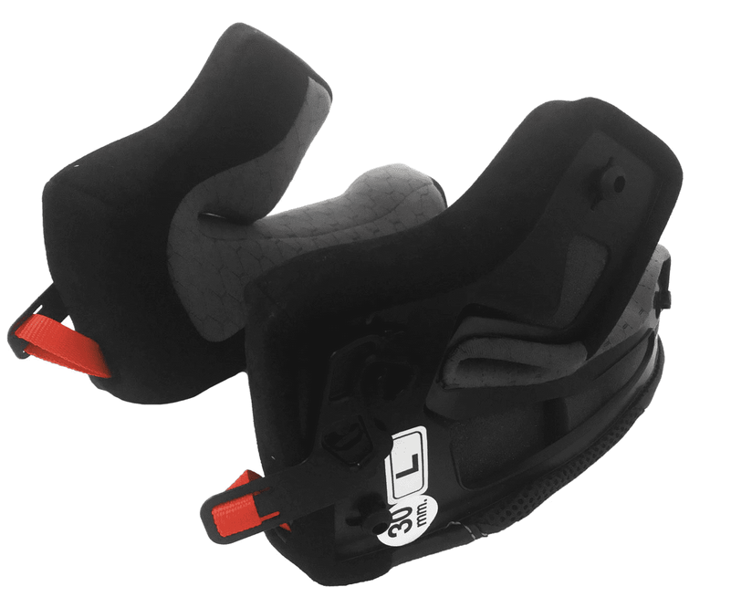 X-Lite X-903/Ultra Carbon Wangenpolster, schwarz, Gre L 25 25 mm, schwarz, Gre L 25 25 mm